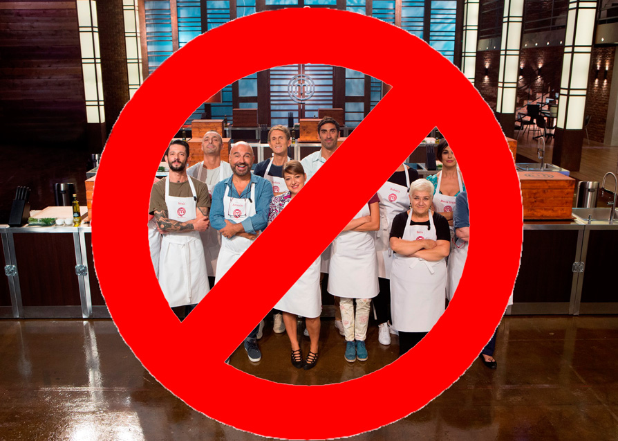 No… Celebrity MasterChef no…